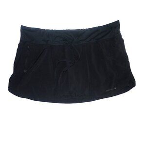 Merrell Skort Women XL Black Running Athletic Hiking Opti-wick UPF 50 Athleisure